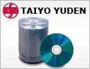 Taiyo Yuden 52x CD-R 700MB Media Silver Top
