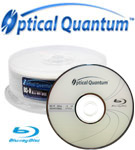 Optical Quantum 4x 25GB BD-R Media Logo Top