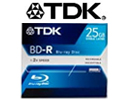 TDK 4x 25GB BD-R Media White Thermal Printable