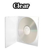  Verbatim CD DVD Blu-Ray Clear Slim Jewel Cases, 5.2 mm